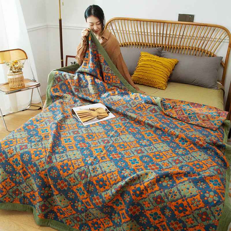 Pure Cotton Luxury Three-layer Cotton Blanket